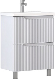 Vigo Тумба с раковиной Neo 600-0-2 белая – фотография-1