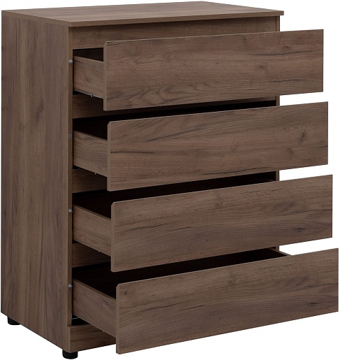 Aquanet Комод Сканди 80 4 ящика дуб крафт – фотография-6