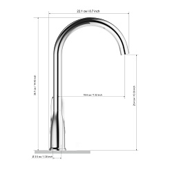 Tokito Смеситель для кухни TAKASE хром TOK-TAK-1013 – фотография-3