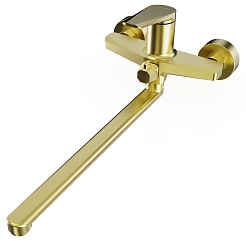 Tokito Смеситель для ванны KIN брашированное золото TOK-KIN-1015 – фотография-1