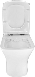 Azario Унитаз-компакт Kashmir AZ-9143S безободковый с бачком с сиденьем микролифт белый – фотография-8