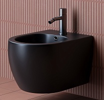 Ceramicanova Подвесное биде Play CN3002MB чёрное матовое