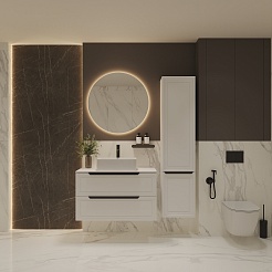 Зов Шкаф-пенал Севилья 35 матовый белый – фотография-2