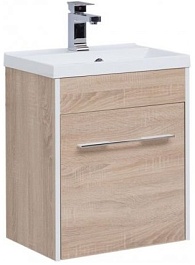 Aquanet Тумба с раковиной Августа 50 дуб сонома – фотография-1