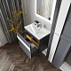 Бриклаер Мебель для ванной Берлин 60 оникс серый – фотография-25