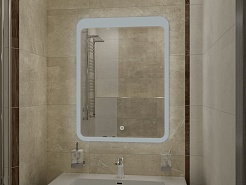 Continent Зеркало Lacio Led 600x800 – фотография-6