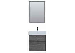 Aquanet Тумба с раковиной Nova Lite 60 2 ящика, дуб рошелье – фотография-4