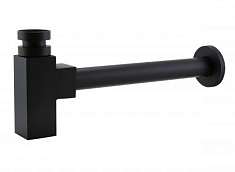 BelBagno Сифон для раковины BB-SMQ2-NERO чёрный