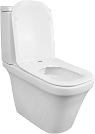 Azario Унитаз-компакт Candy AZ-1503B безободковый с бачком с сиденьем микролифт белый – фотография-5