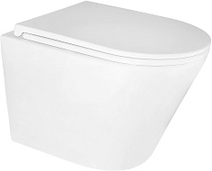 Azario Унитаз подвесной Teramo AZ-0053 безободковый белый