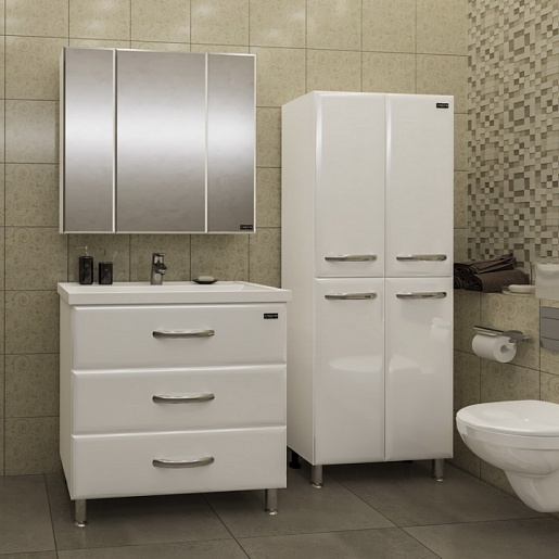 СанТа Мебель для ванной Виктория 80 напольная – фотография-2