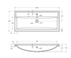 Cezares Тумба с раковиной Giubileo 100 подвесная брашированный ясень – фотография-13