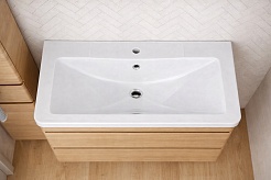 Vivon Тумба с раковиной Atwood 90 подвесная дерево – фотография-6