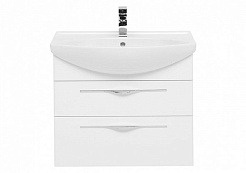 Aquanet Тумба с раковиной Ирвин 75 белая – фотография-6