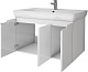 Dreja Мебель для ванной Q (D) 80 подвесная белая – фотография-36