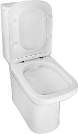 Azario Унитаз-компакт Wandy AZ-56D безободковый с бачком с сиденьем микролифт белый – фотография-8