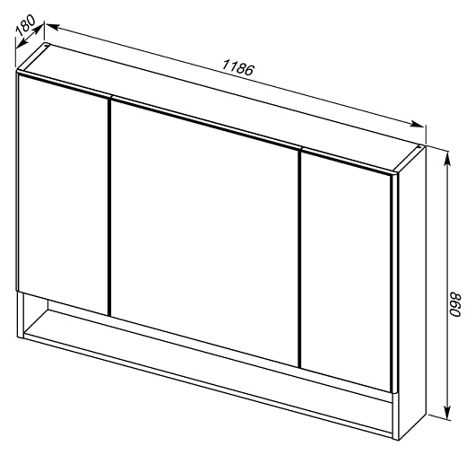 Aquanet Мебель для ванной "Виго 120" белая – картинка-11