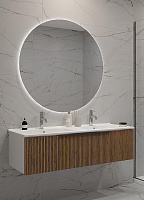 Зов Мебель для ванной Кито 120 подвесная белая/тростник