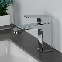 Frap Смеситель для раковины H76 F1076 хром – фотография-2