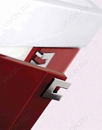  Тумба с раковиной "Point 80" красная – фотография-4