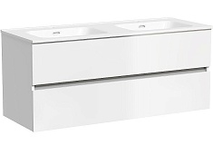 Sancos Тумба под раковину Urban 120-2 белый глянец