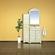 Misty Пенал для ванной Milano 35 бежевый патина/декор L – фотография-4