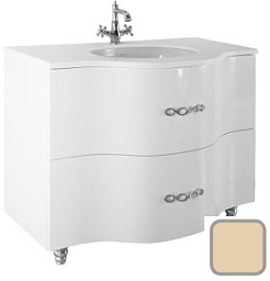 Водолей Тумба под раковину Ариадна 106 Бежевая – фотография-1