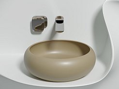 Ceramicanova Мебельная раковина Element 36 CN6050MC капучино матовый – фотография-8