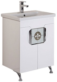 Onika Тумба под раковину Флорена-Квадро 60.10 белая – фотография-1