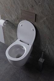 Allen Brau Чаша подвесного унитаза Fantasy 4.11HC1.20 белый глянец – фотография-6