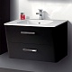 Belux Мебель для ванной Марсель 60 черная – фотография-8