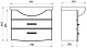 ASB-Mebel Тумба с раковиной Грета 80 подвесная – картинка-22
