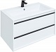Aquanet Мебель для ванной Lino 90 подвесная белая матовая – картинка-23