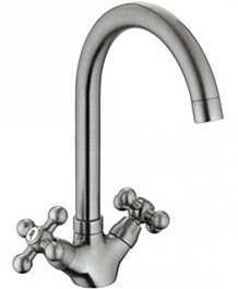 Frap Смеситель для кухни H19 F4019-5 сатин – фотография-1