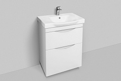 Am.Pm Мебель для ванной Like 65 L, напольная, белый глянец – фотография-13