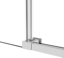 Vincea Душевой уголок Slim Soft 100x90 VSR-1SS9010CL профиль хром стекло прозрачное – фотография-4
