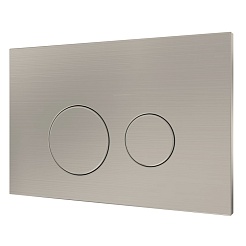 Teymi Кнопка смыва Lina T70104 нержавеющая сталь матовая – фотография-2