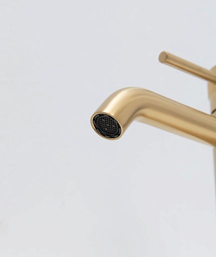 Allen Brau Смеситель для раковины Priority 5.31A01-GB золото – картинка-7