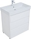 Aquanet Тумба под раковину Nova Lite 75 белая глянцевая – фотография-11