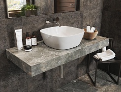 Allen Brau Мебельная накладная раковина Priority 40 4.31001.20 белый глянец – фотография-2