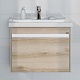СанТа Мебель для ванной Уран 70 подвесная дуб австрийский – фотография-17