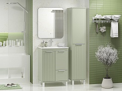 Brevita Мебель для ванной Risacca Pistachio 60 фисташковый – фотография-2