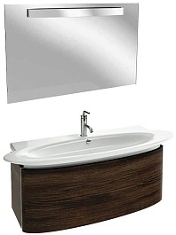 Jacob Delafon Мебель для ванной "Presquile 130" палисандр – фотография-1