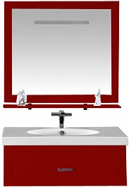 Misty Зеркало для ванной Европа 90 красное – фотография-2