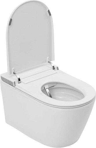Allen Brau Унитаз подвесной Smart 4.I1001.20 белый с функцией биде – фотография-2