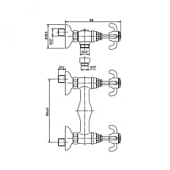 Paini Смеситель для душа Ornellaia 87CR511 хром CROMO3 (CR) – фотография-3