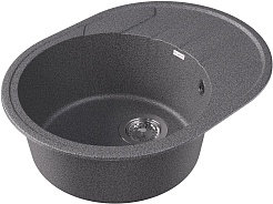 Dr. Gans Мойка кухонная Лиана 620 базальт – фотография-2