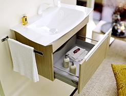 Aqwella Тумба для умывальника Simphony Т7/1 дуб сонома – фотография-3