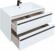 Aquanet Мебель для ванной Lino 90 подвесная белая матовая – картинка-27