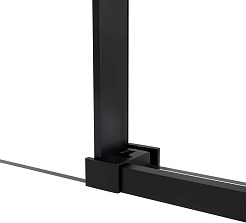 Vincea Душевой уголок Slim Soft 120x100 VSR-1SS1012CLB профиль черный стекло прозрачное – фотография-4